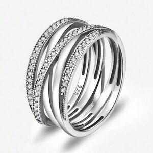 9mm 925 Sterling Silver Ring Simple Women's Ring